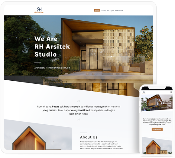 Architecture and contractor website